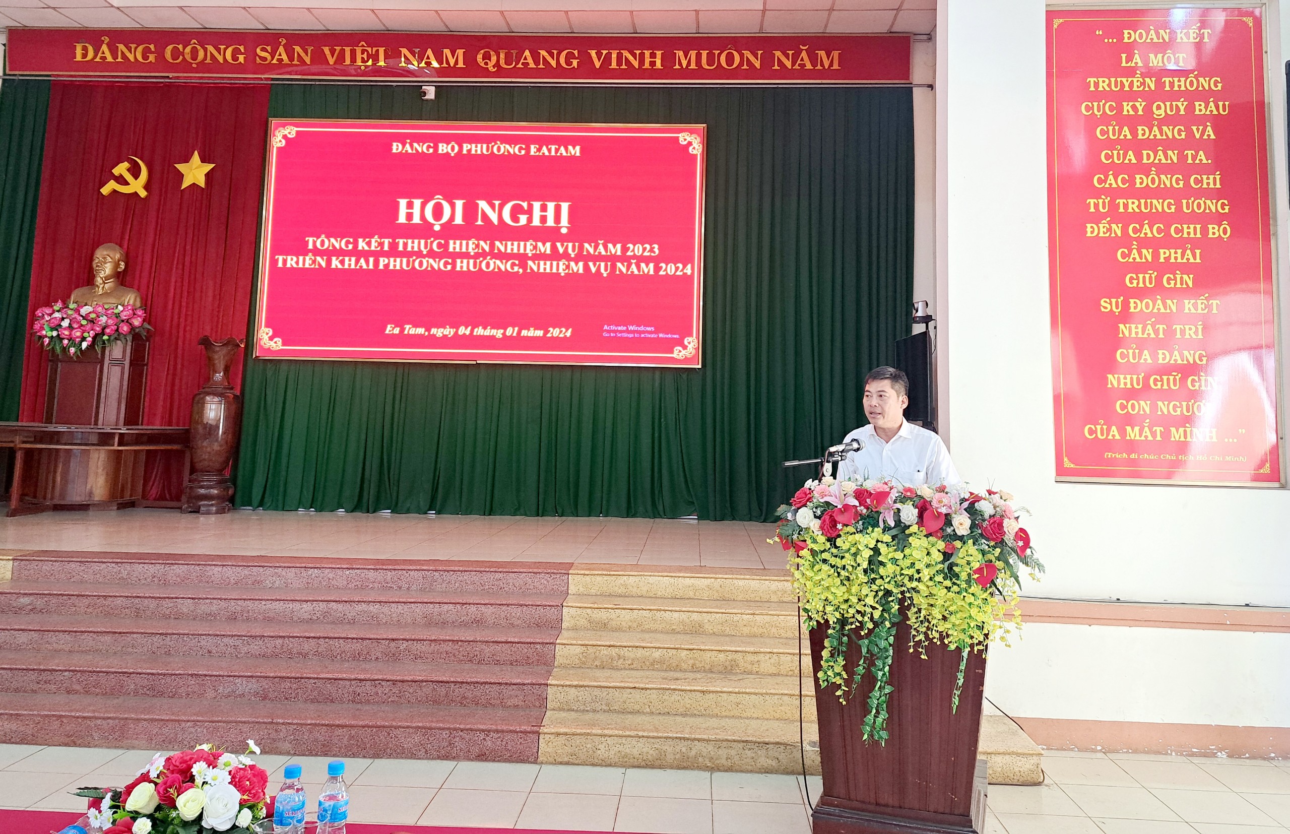 Tổng kết Đảng ủy năm 2023. hình3